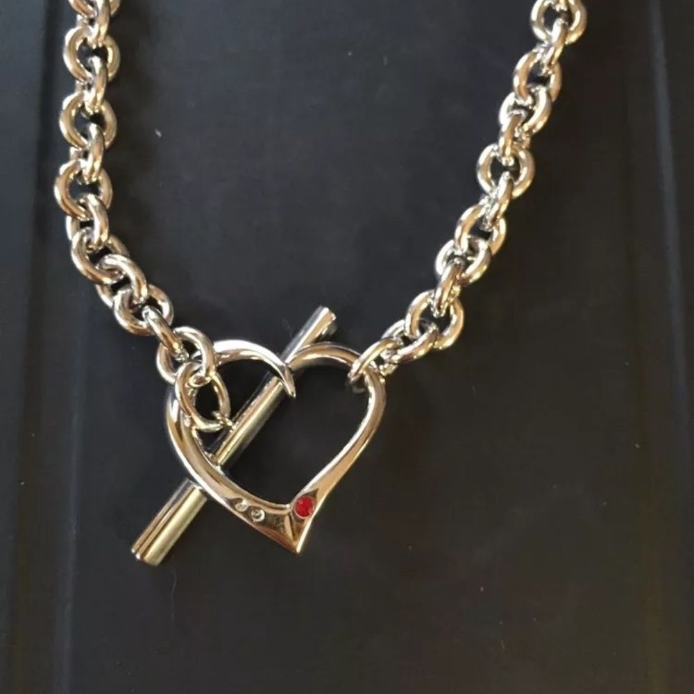 New Swarovski Nastasia Heart Truth Collar necklace - Picture 3 of 11